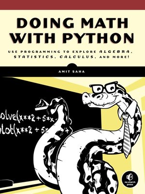 cover image of Doing Math with Python